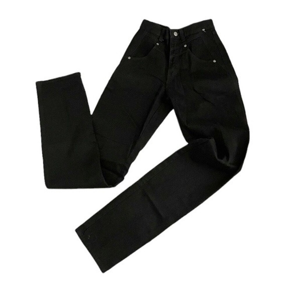 WRANGLER Silver Lake Double Black Jeans Vintage 90’s No Back Pockets NEW 1/2x36